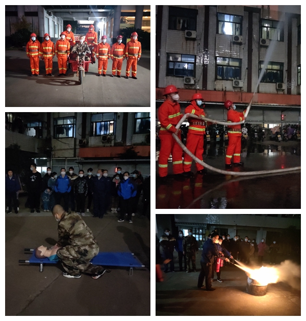 共创平安美机，共享美好生活！美机组织开展“平安夜”消防安全演练
